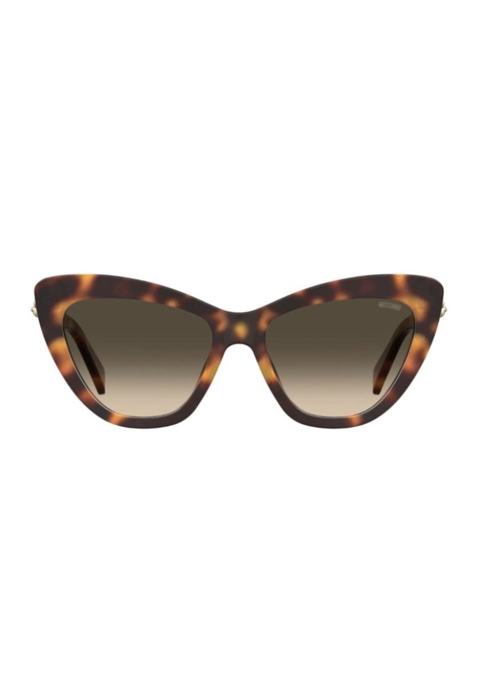 Moschino 54mm Gradient Cat Eye Sunglasses Havana